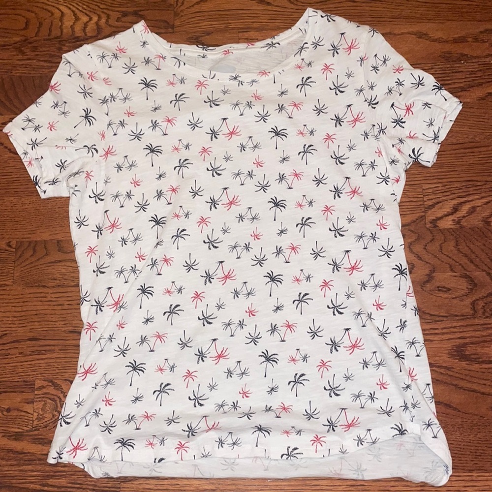 Old Navy blue and red palm tree t-shirt, S